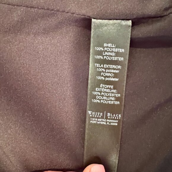 White House Black Market Classic Black Blazer in size 14 - Picture 6 of 8